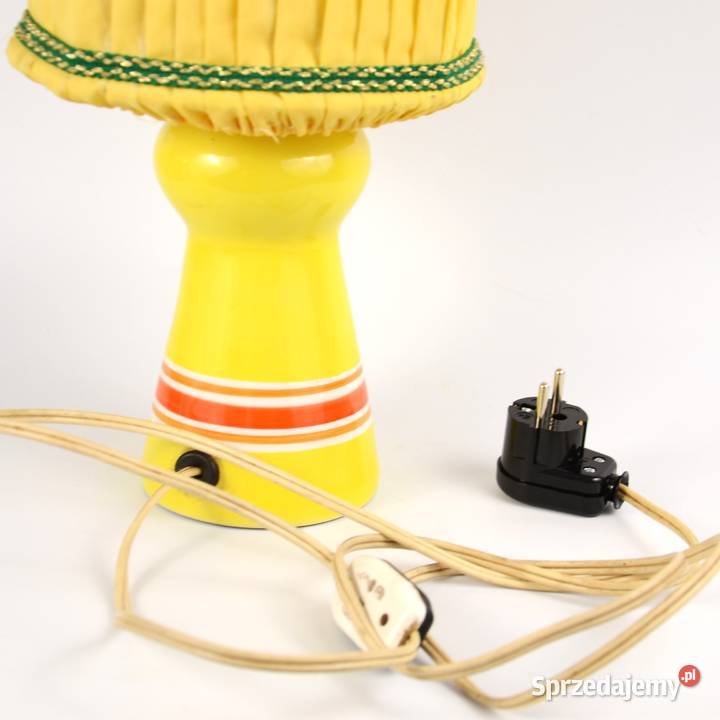 Look Lampka nocna porcelana Ćmielów lata 60te Warszawa