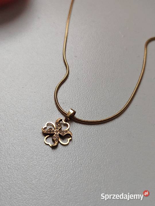 Naszyjnik czterolistna koniczyna blueberry Łódź