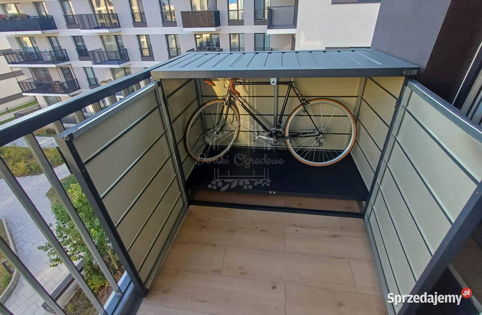 Box rowerowy Schowek na rower wózek 180x100 sprzedam