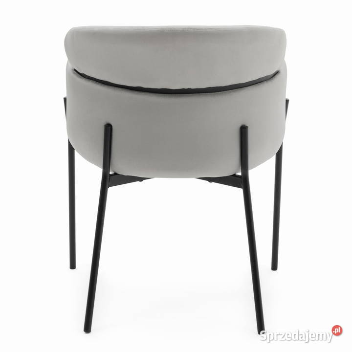 Krzesło Tapicerowane Bolzano Jasnoszare Wysyłka wielkopolskie Tarchały Małe