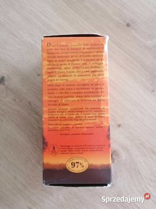 płyn goleniu Accordo di Ebano Dla mężczyzn śląskie Częstochowa