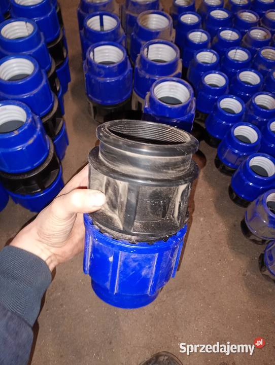 Złączka skręcana do rur Pe 75mm x 3 wielkopolskie sprzedam