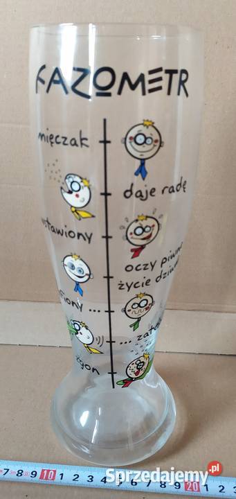 362 DUŻY SZKLANKA do PIWA imprezowo urodzinowa łódzkie