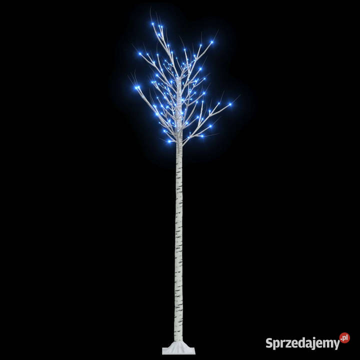 Wierzba z oświetleniem 200 niebieskich diod LED