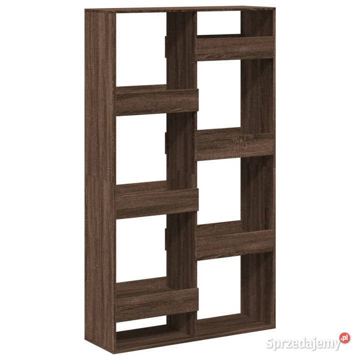 Regał brązowy dąb 100x33x175 materiał Warszawa