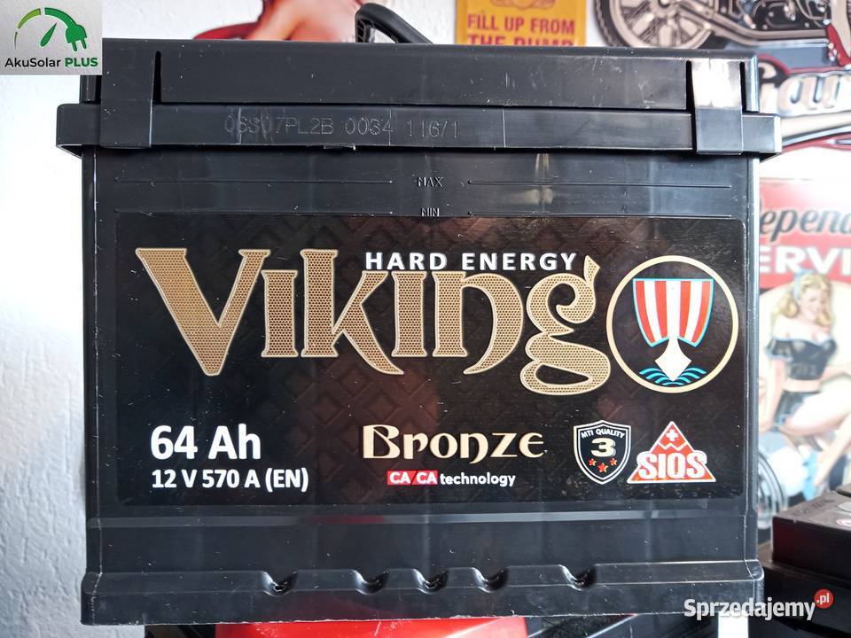AKUMULATOR VIKING 64AH 570A P śląskie Częstochowa