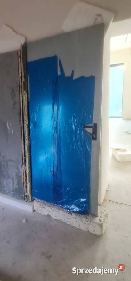 Drzwi zewnętrzne stalowe lewe na budowę z Łódź