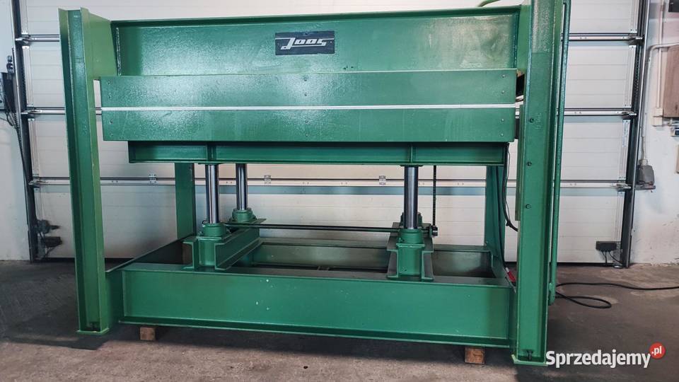 Prasa półkowa hydrauliczna do fornirowania Joos Sucha Beskidzka