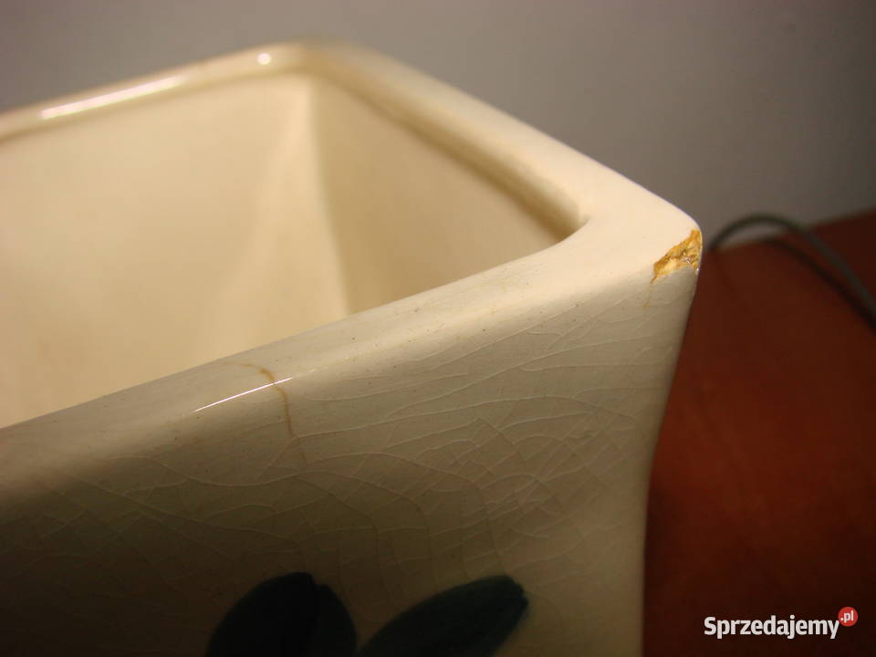 Włocławek solniczka kuchenna do zawieszania PRL Porcelana i szkło pomorskie Pruszcz Gdański