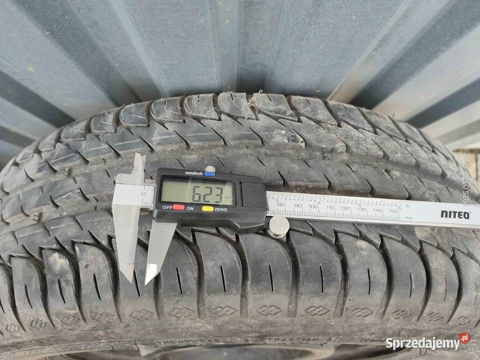 Opony letnie Kleber z felgami stalowymi 2 sztuki Samochodowe Potok Wielki