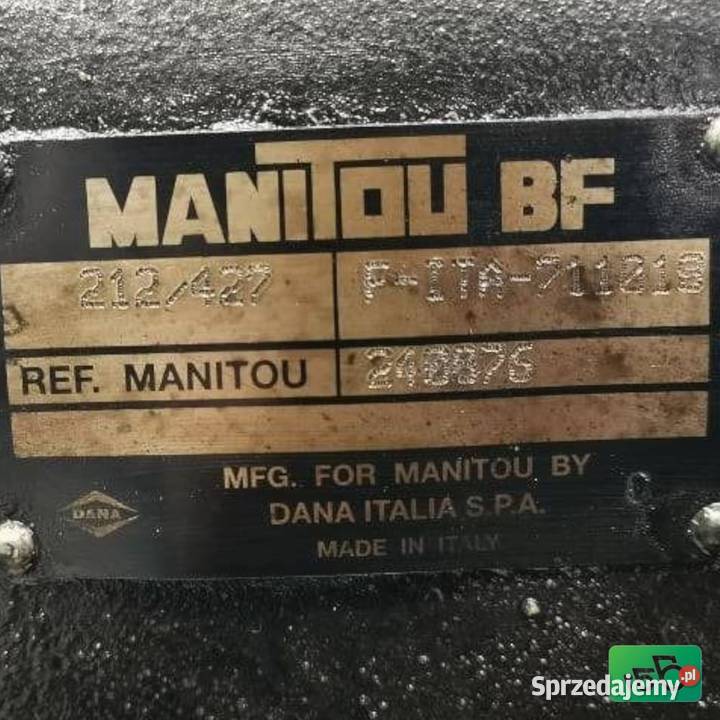 Środek osi 11X35 Dana Spicer 240876 Manitou MLT Wilkowo