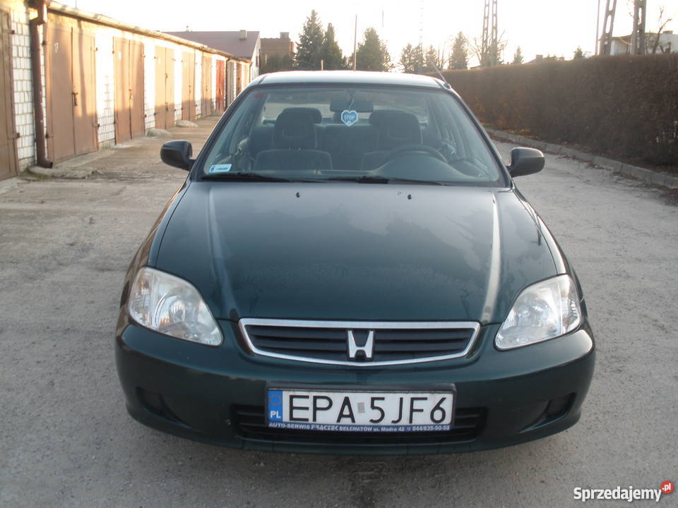 Honda CIVIC VI lift 1999 14 LPG KLIMA Japan zielony Łask