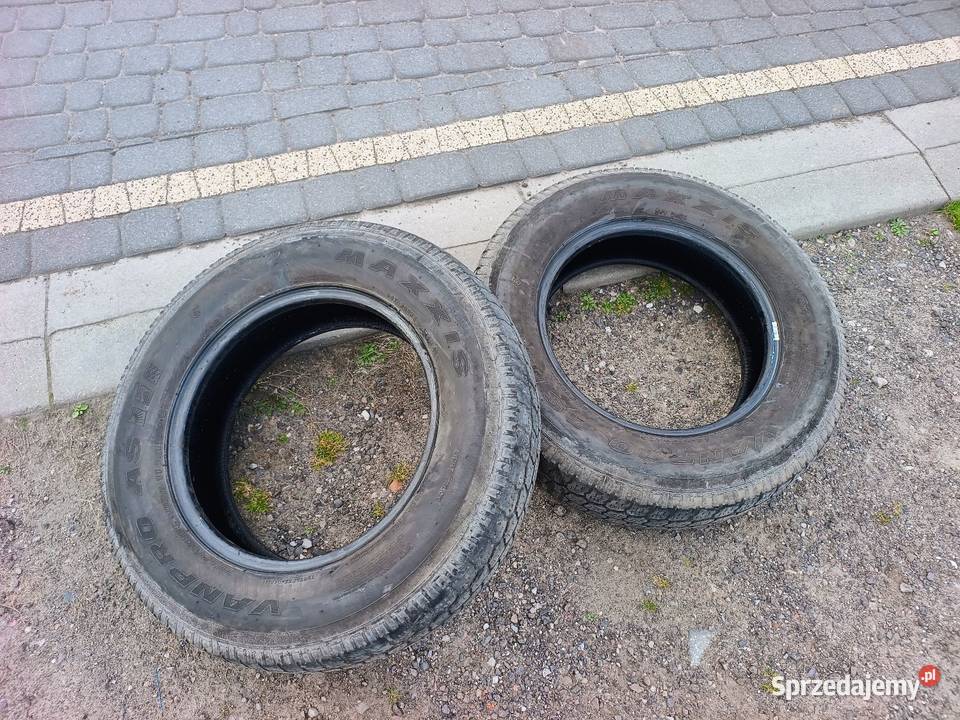 Opony 20575 R16 C Maxxis Vanpro AS 113111R 2 Siostrzytów sprzedam