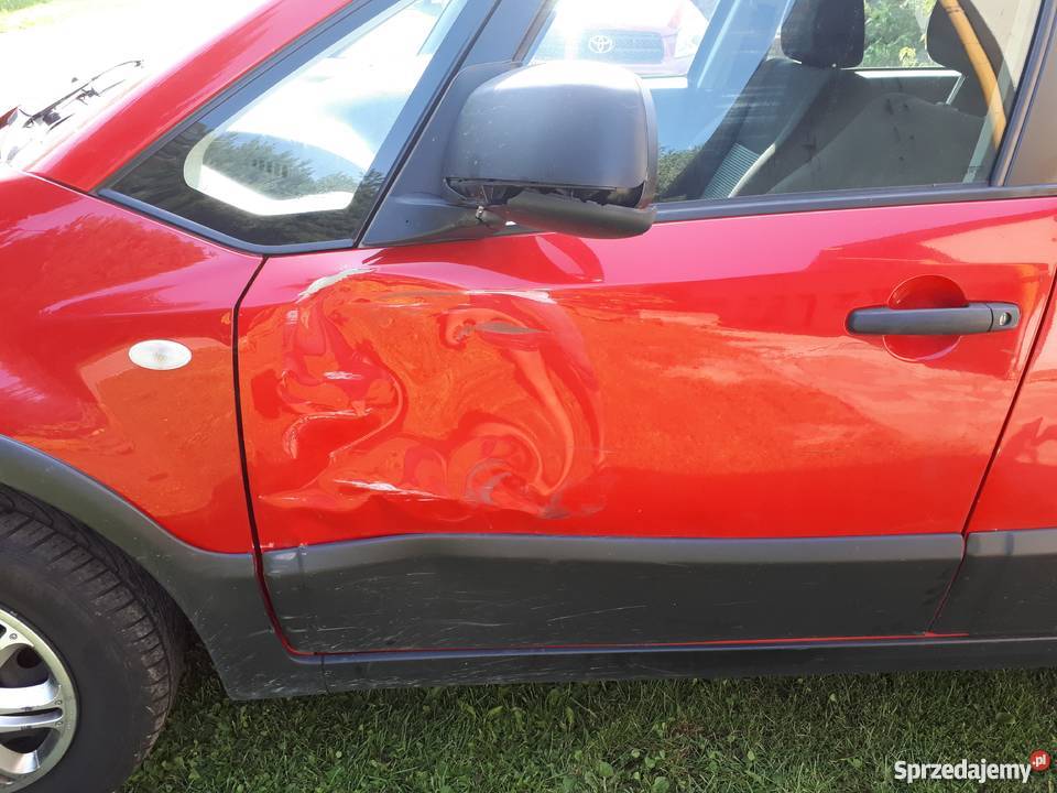 Fiat Sedici 16 uszkodzony wypadku Łańcut