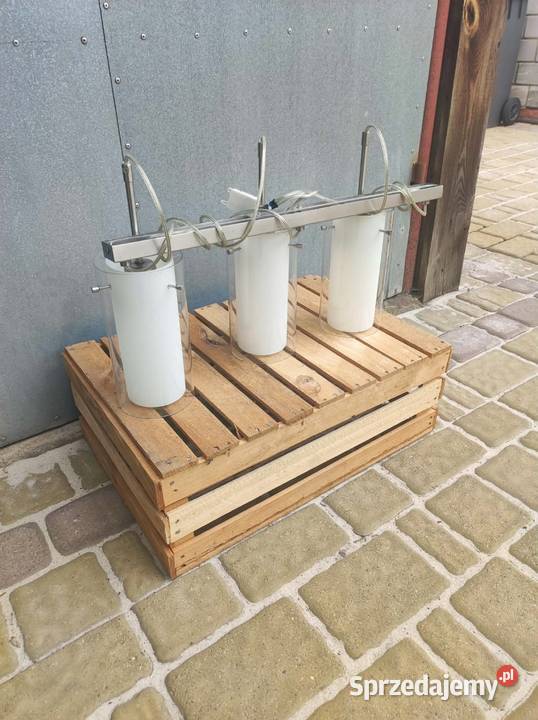 Nowoczesna lampa wisząca potrójna szklane tuby