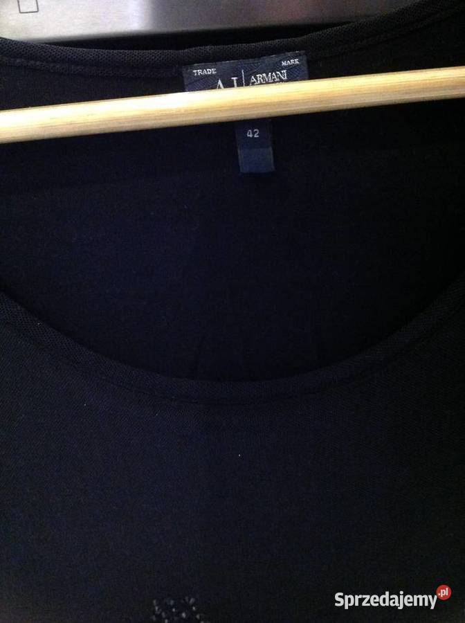 Bluzka Czarna Damska ARMANI S Nowa Sól sprzedam
