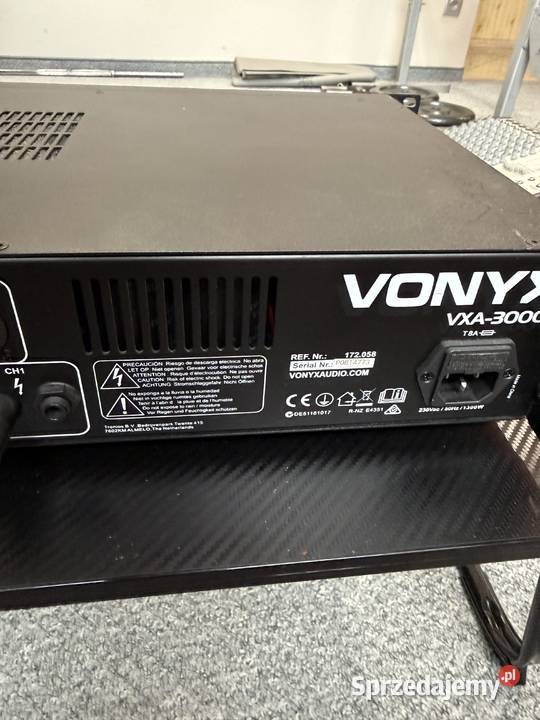Wzmacniacz Vonyx VXA3000 2x1500W Wzmacniacze i pokrewne podkarpackie Haczów