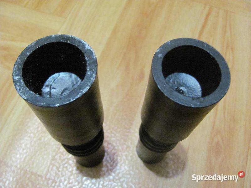 świeczniki metalowe grube 05 wys15 2 czarne Zamość