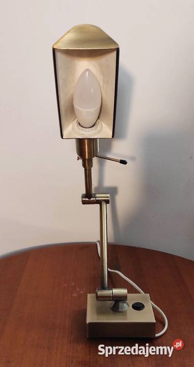 Lampa nocna patynowany metal szlifowany Mikołów sprzedam