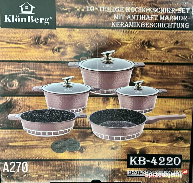 Komplet garnków Bukówka