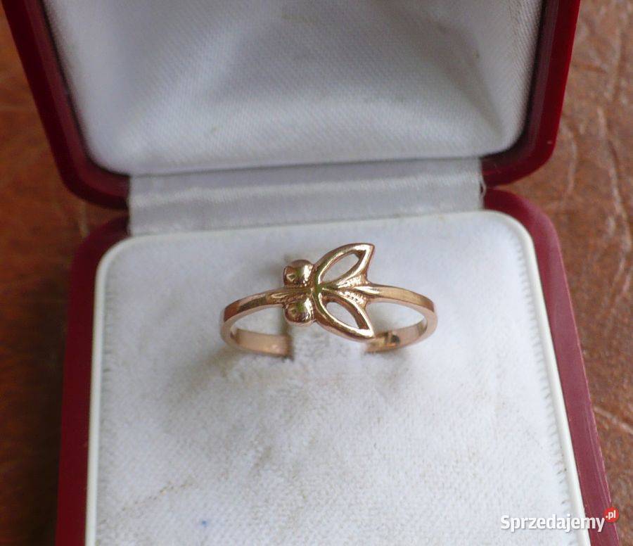 złoty pierścionek pr 583 14k 13 złote Suwałki