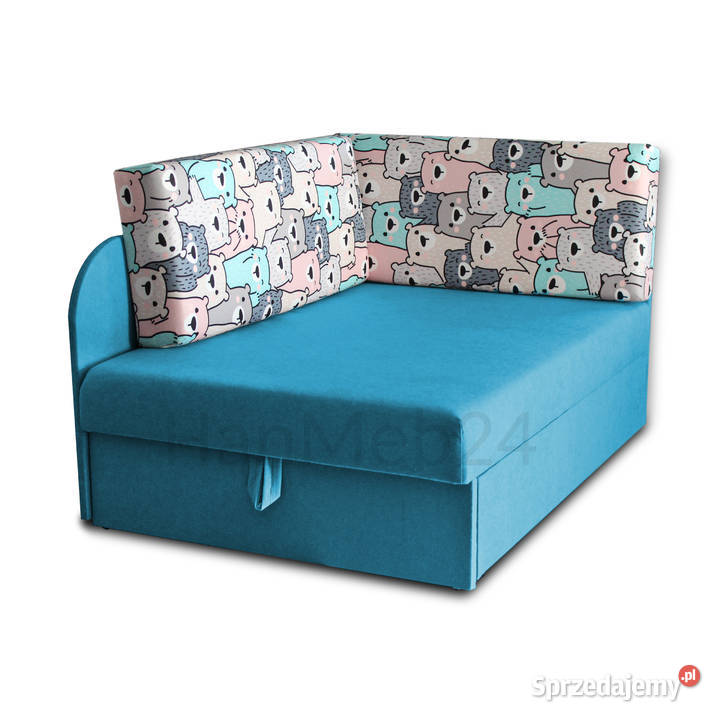 Wygodna sofa dziecięca Kubuś rozkładane łóżko Lubin