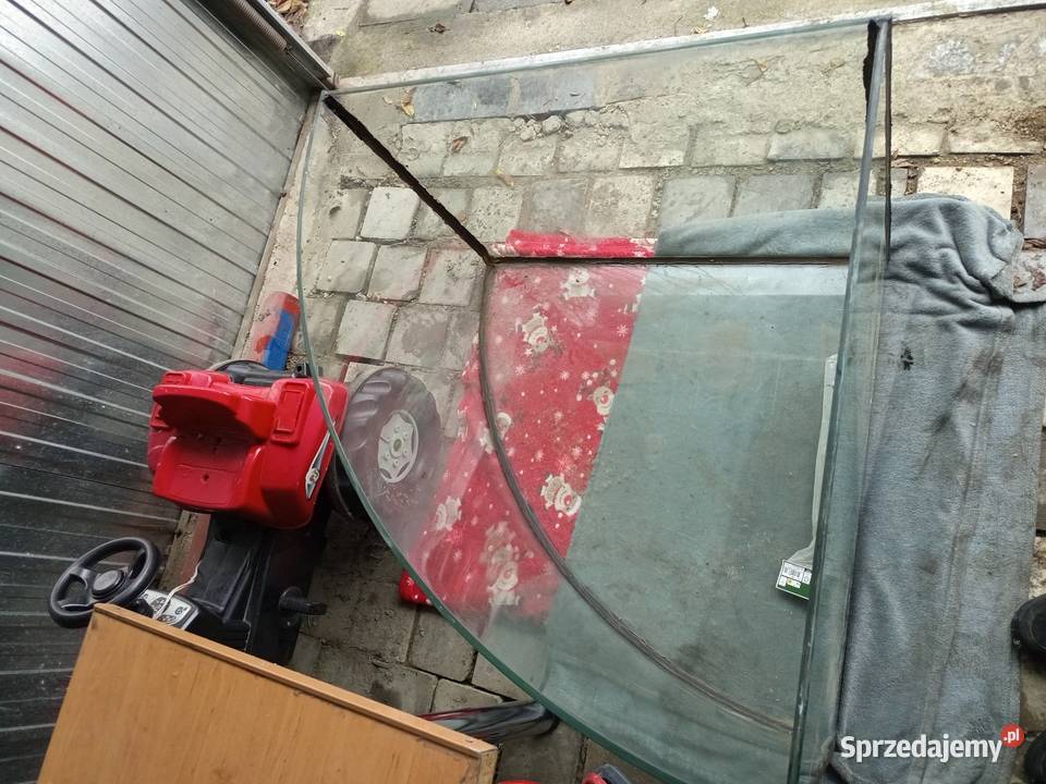 Akwarium narożne panoramiczne ponad 300L z