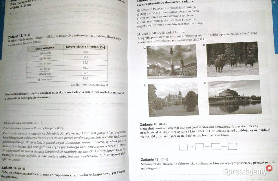 Oblicza geografii 3 Maturalne karty pracy Marian Pozostałe lubelskie Chełm