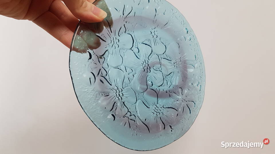 Talerzyk Anemony ze smugą 1 Ząbkowice kolorowe Porcelana i szkło Dąbrowa Górnicza