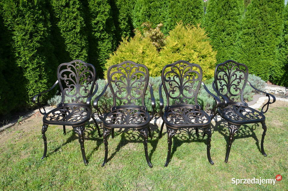 Komplet mebli ogrodowych 6osób beże i brązy  Lisia Góra