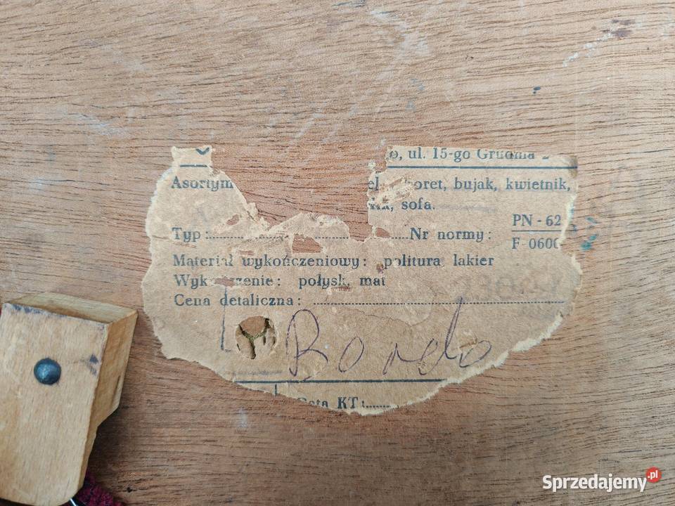 Vintage krzesła drewniane Meble Osiniec