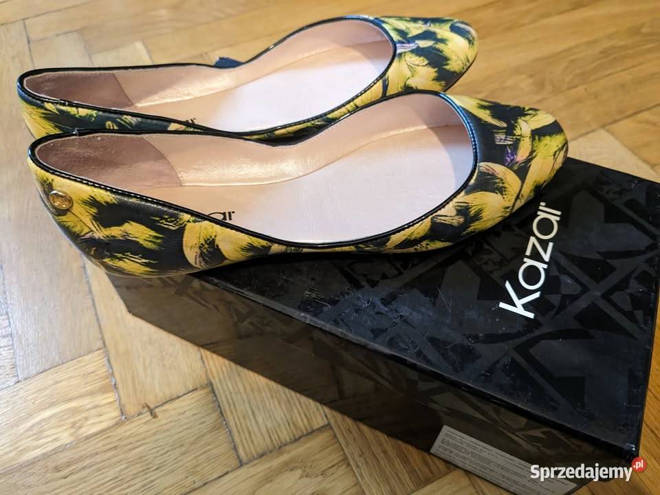 Balerinki Kazar 38 dł wkładki 23 NOWE Balerinki Warszawa
