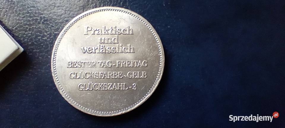 Stare monety Medal Byk Niemcy Numizmatyka Lesko