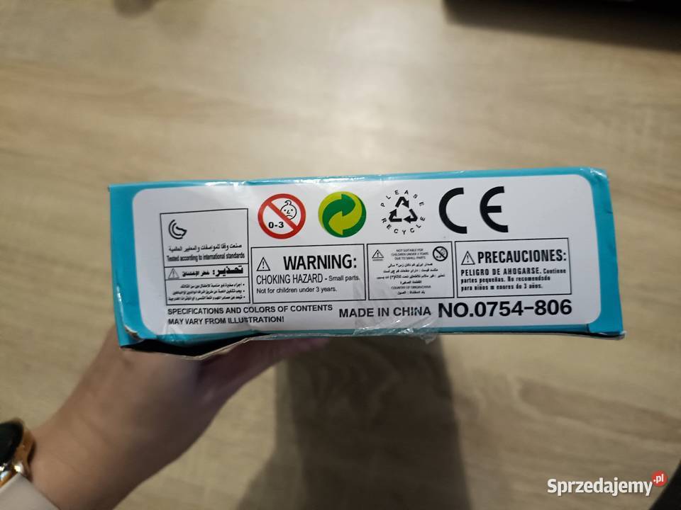 Hulahop z wypustkami kolorowe 60 składane z 8 Kwidzyn