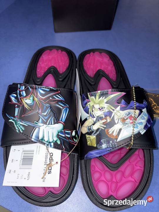 Adidas klapki YuGiOh różowy Warszawa