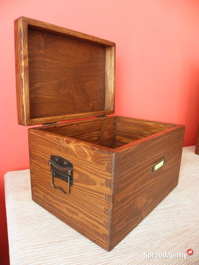 Kuferek skrzynka szkatułka drewniana Jastrzębie