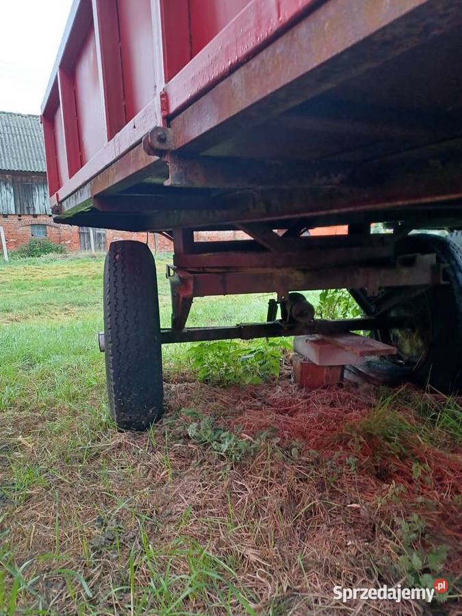 Przyczepa rolnicza nieuszkodzony wielkopolskie Nowy Tomyśl