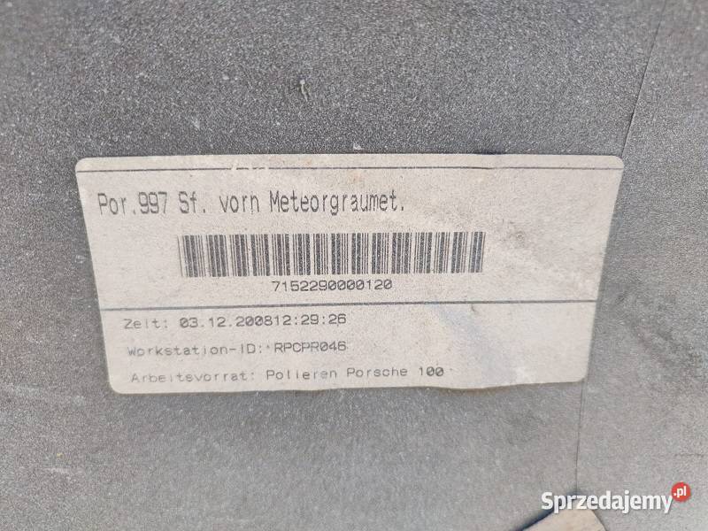 Porsche Carrera 911 997 zderzak przód opolskie Zielęcice
