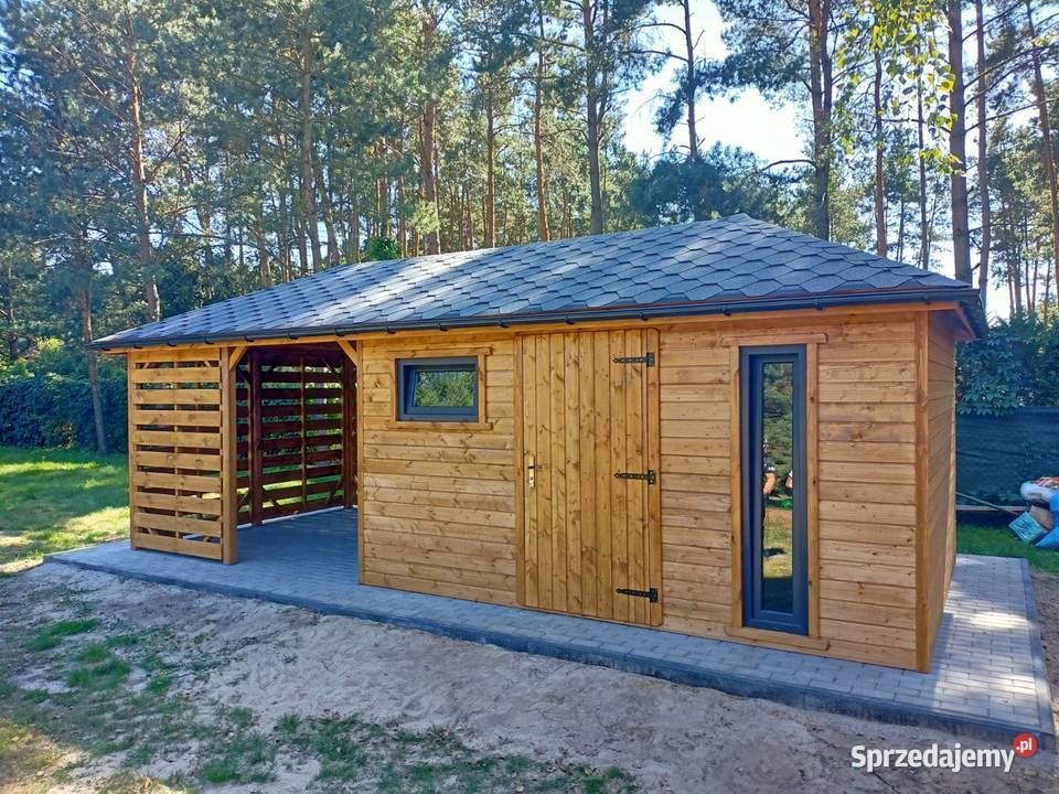 Domek narzędziowy 3x7 Altana Ogrodowa Drewutnia