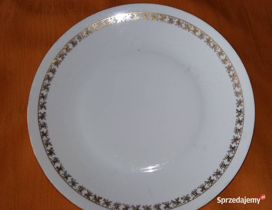Talerz płytki obiadowy średnica 24 porcelana sprzedam