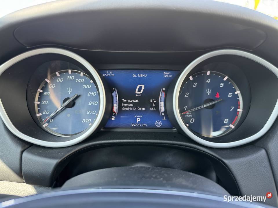 Maserati Ghibli 30 SQ4 430 Niski Przebieg Harman gniazdo SD Rzeszów