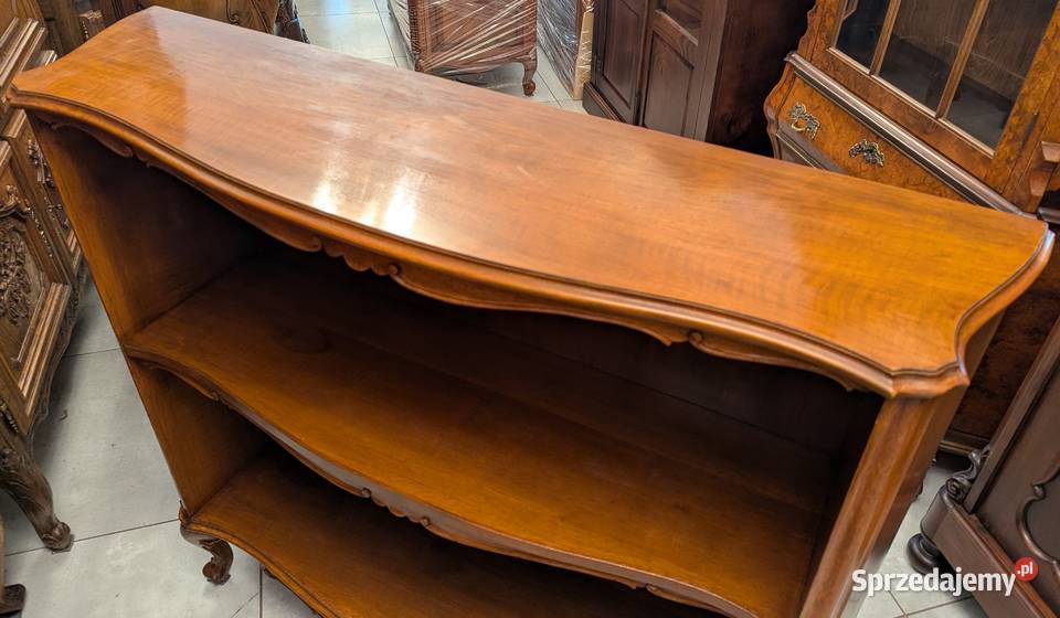 Włoska szafkaregałwitryna orzechsklep Dąbrowa