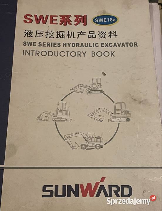 Książka wprowadzająca do koparki hydraulicznej Biczyce Górne sprzedam