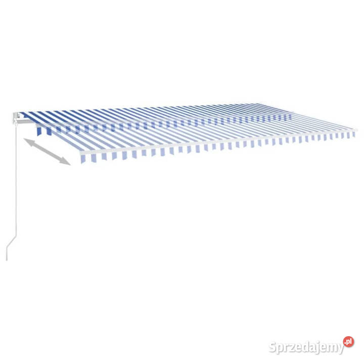 Ręcznie zwijana markiza z LED 600x350 mazowieckie Warszawa sprzedam
