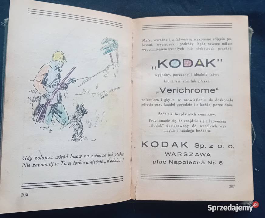 Kalendarz myśliwski na 1932 r Polski Związek Antykwariat Antyki, Sztuka, Kolekcje Koźminek