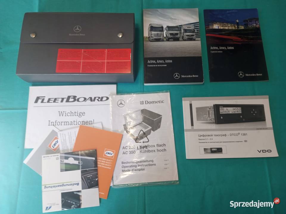 MERCEDES ACTROS MP4 ANTOS AROCS 2016 Komplet motoryzacja, transport Poradniki, albumy i reportaże łódzkie Łódź