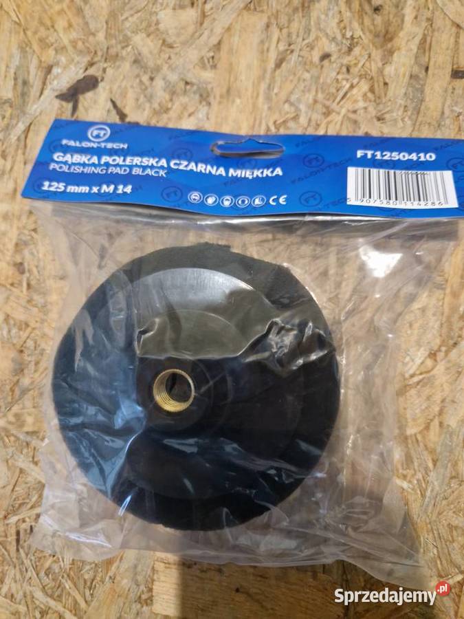 GĄBKA POLERSKA TWARDA 125MM M14 BIAŁY DYSK Głogowa