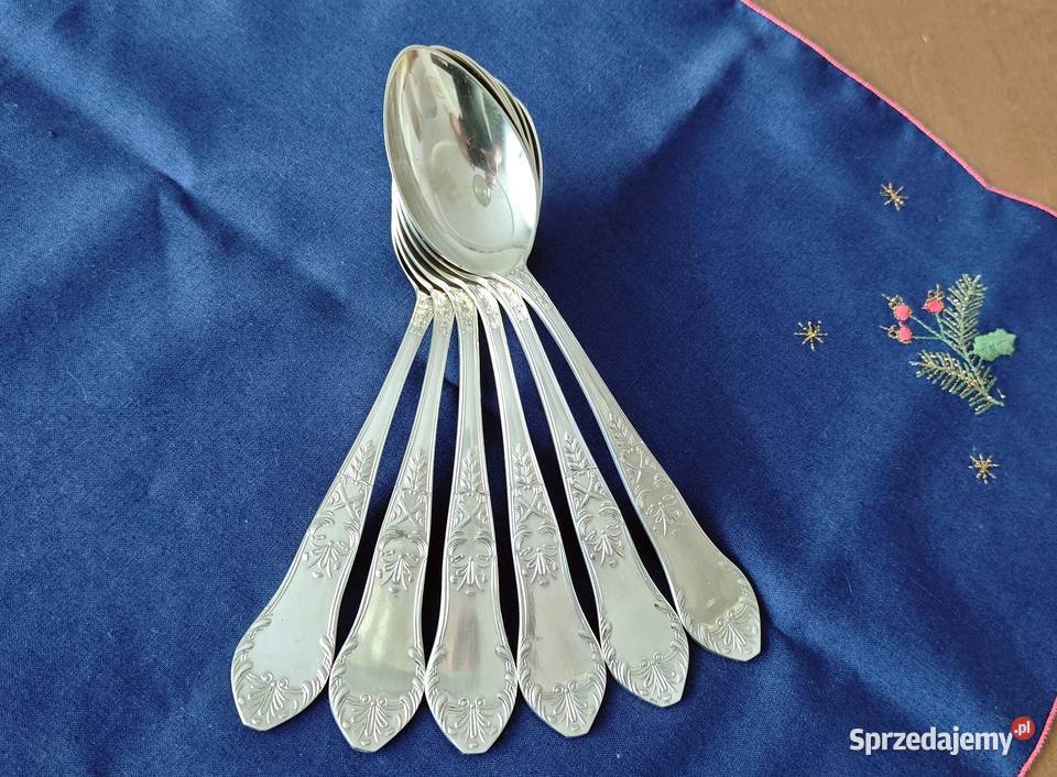 Platerowane łyżki obiadowe Hefra 6 sztuk Antyki, Sztuka, Kolekcje Szczecin sprzedam