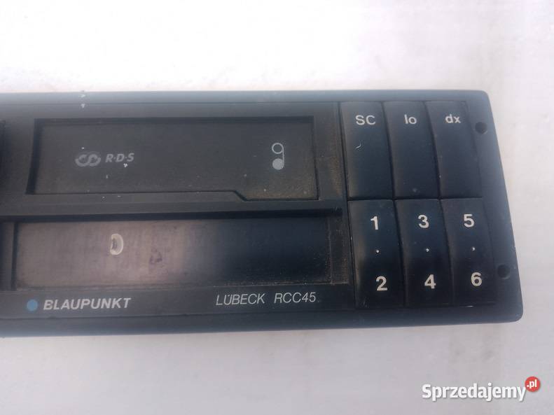 BLAUPUNKT LUBECK RCC45 RADIO Rok produkcji 1989 warmińsko-mazurskie Milejewo