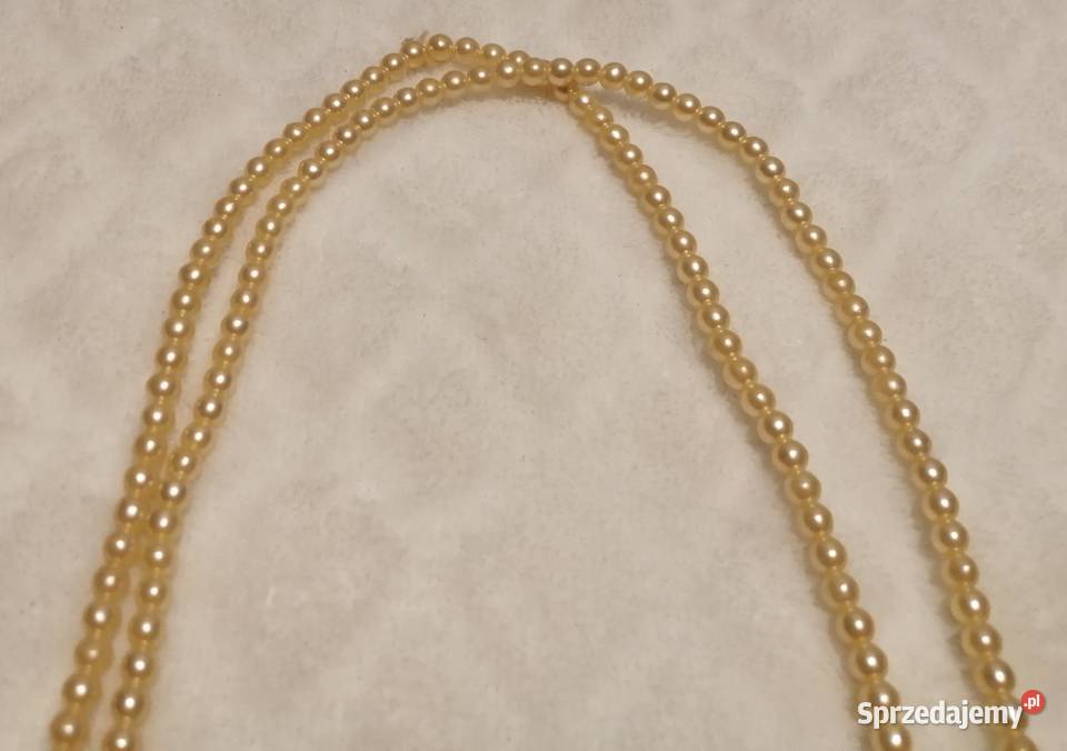 Naszyjnik z koralików korale 4mm 145 12 śląskie Czeladź